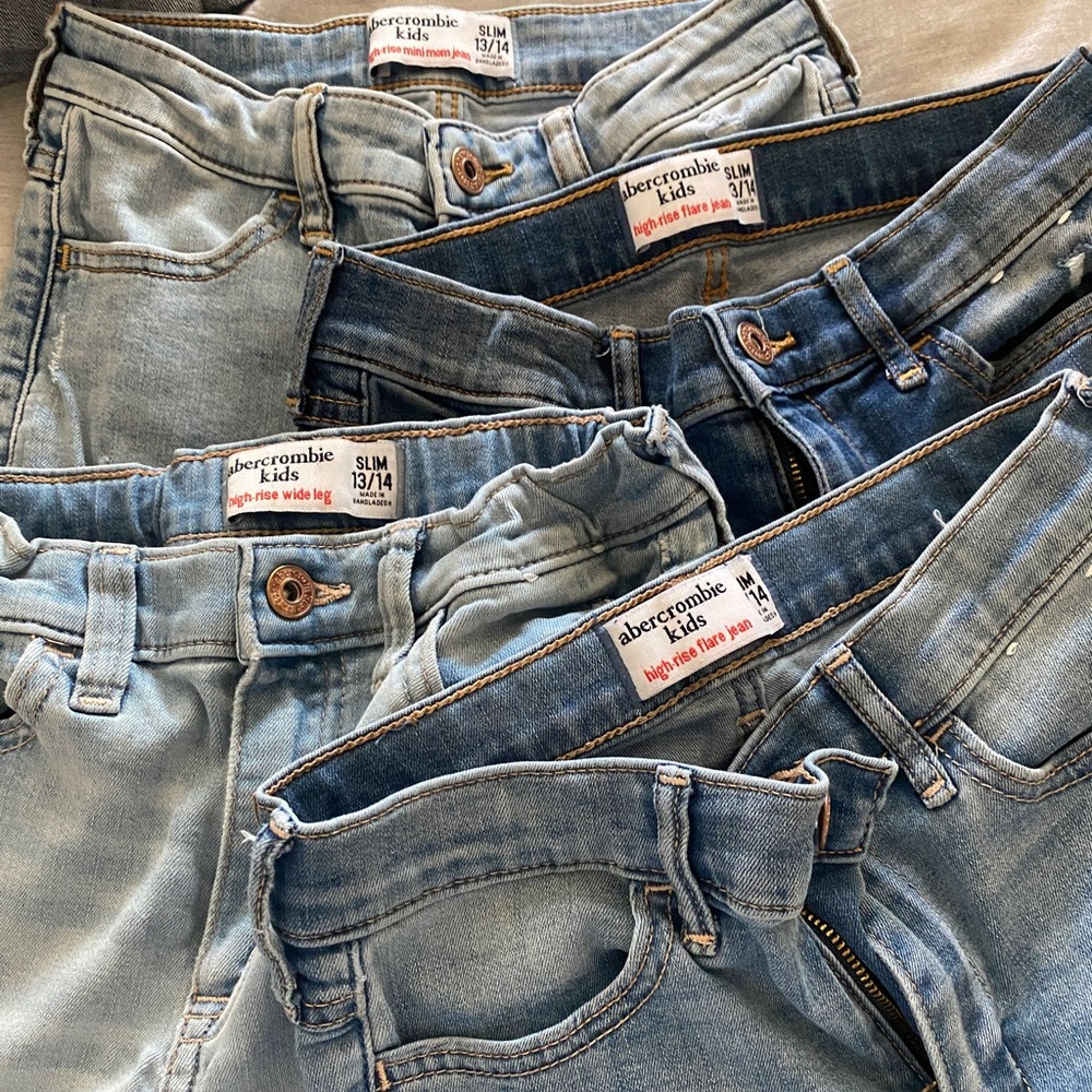 Girls Abercrombie Kids Jeans